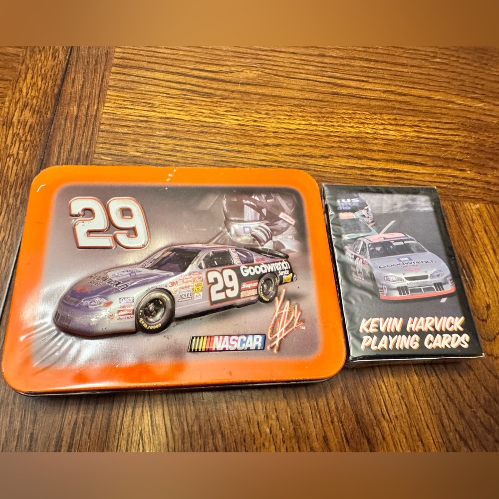 Nascar Kevin Harvick Orange and Black Card Set